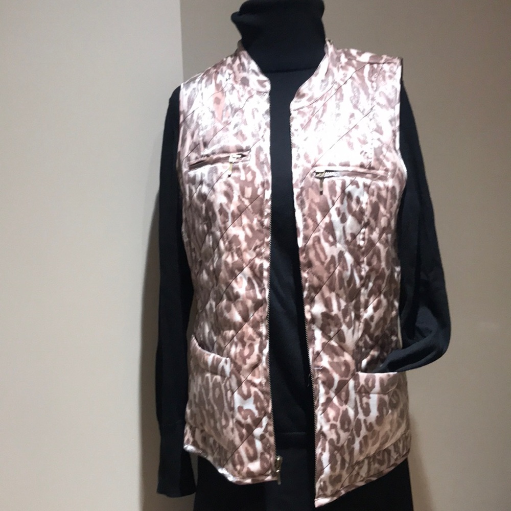 Chico’s animal print vest